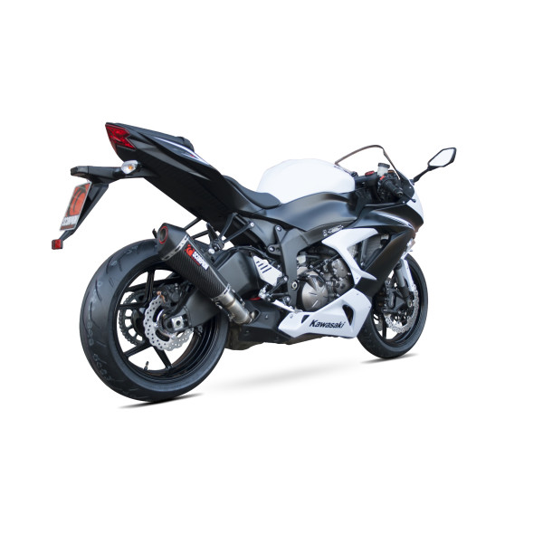 Scorpion Exhaust Kawasaki Ninja ZX-6R / Ninja ZX-636 2013 - 2018 Serket Taper Slip-on Carbon Fibre Sleeve